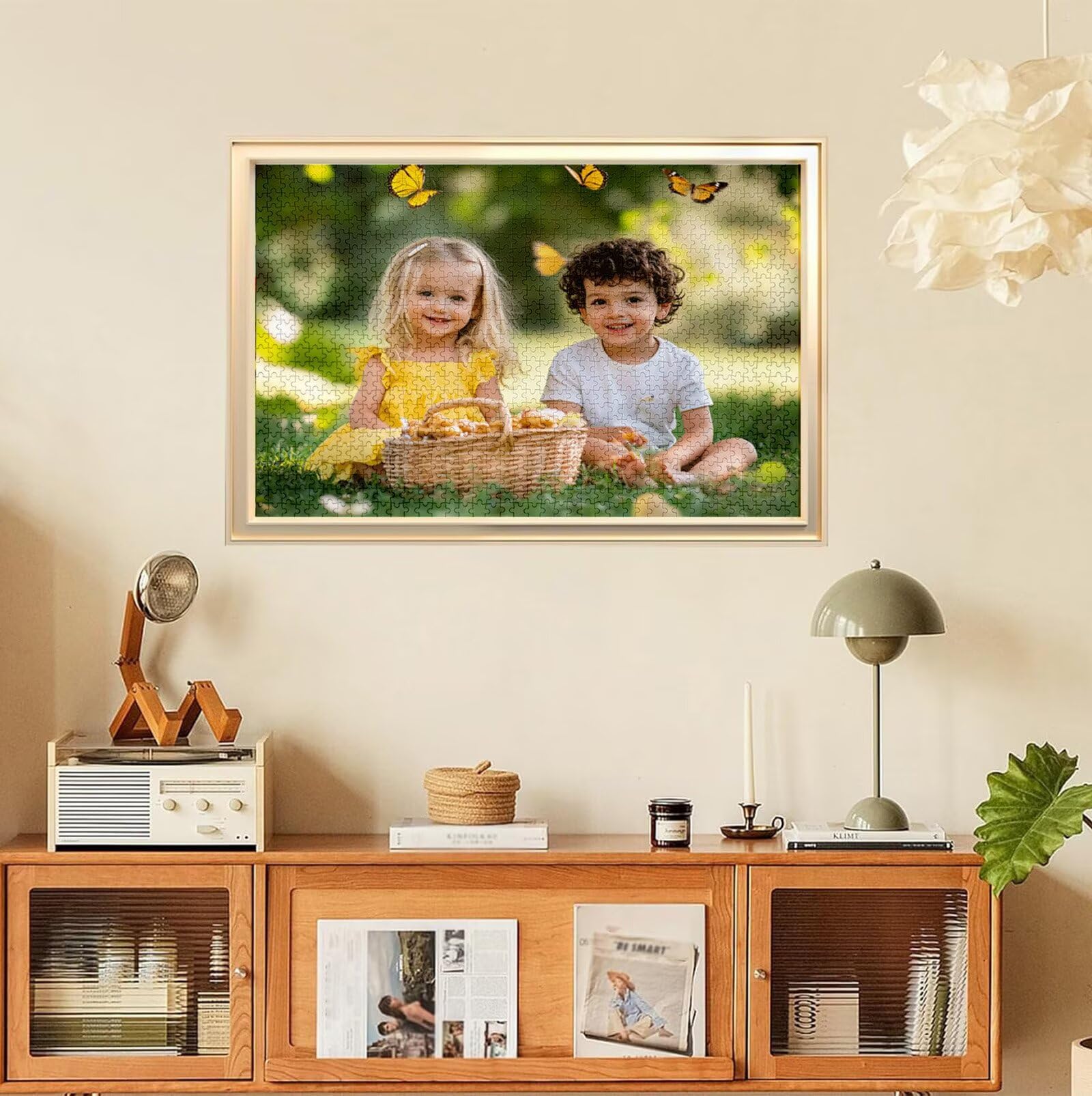 Puzzle Personalizado con Foto, Personalizada Rompecabezas Personalizado Diseña tu Logo Foto o Texto, Personalizado Navidad Halloween San Valentín Parejas Niños Familia Amigos h-2733