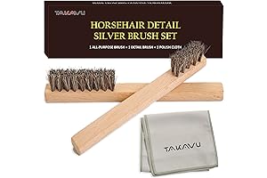 Takavu Horsehair Detail Brush Set: The Ultimate Solution for Pristine Silver