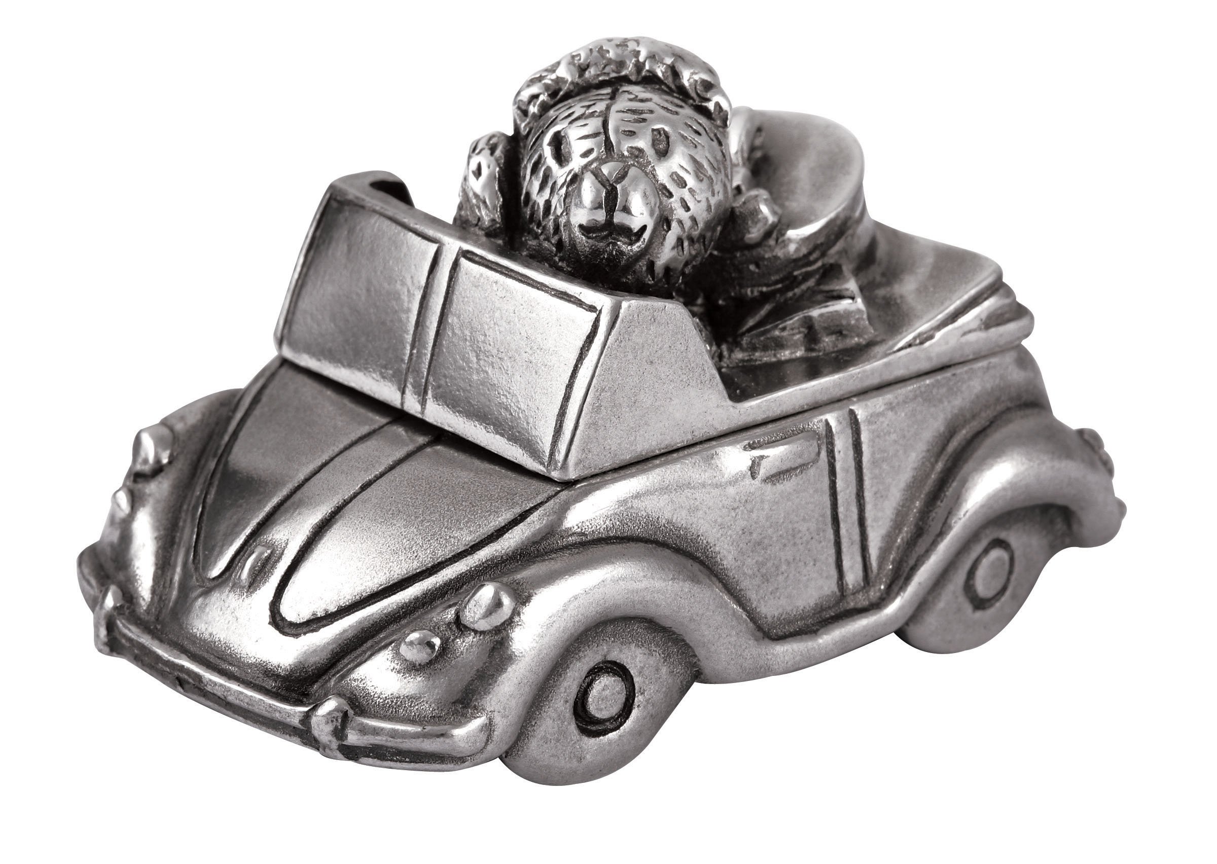 Royal Selangor Milchzahndose Mädchen Teddy Bär, Zinn