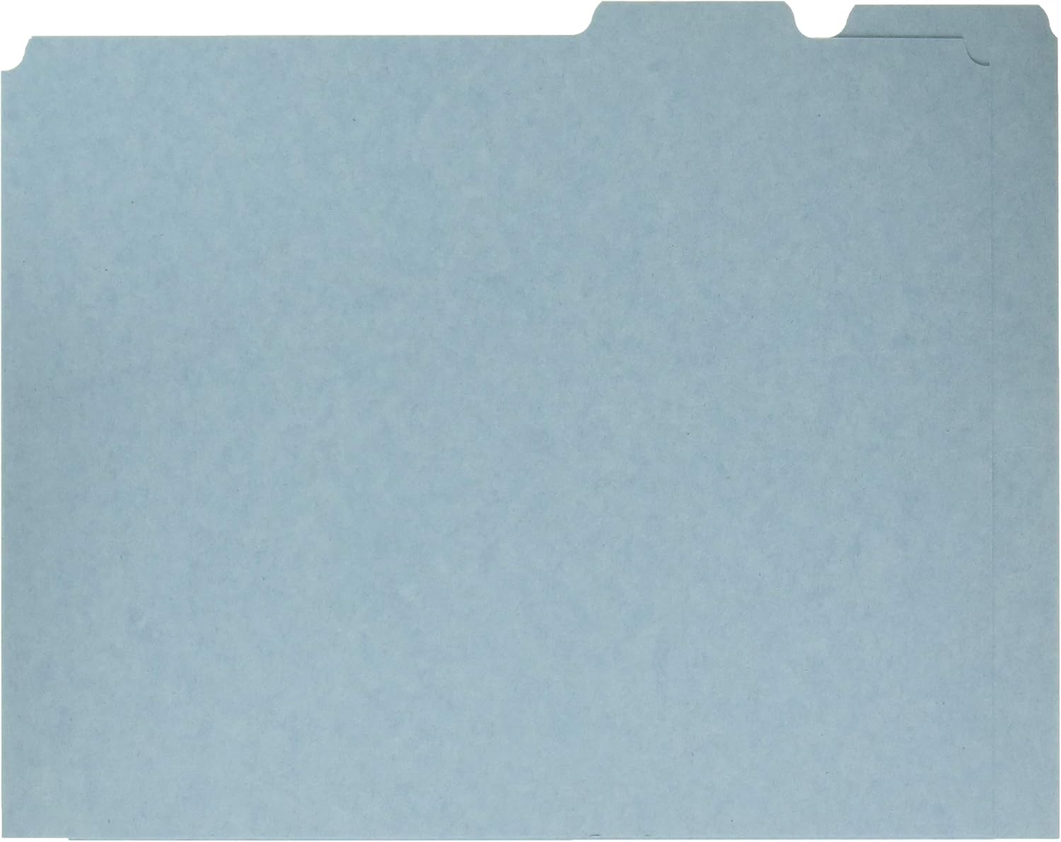 Pendaflex PFXPN205 Blank Tab File Guides, 25 pt. Blue Pressboard, 1/5 Cut, Letter, 100/box