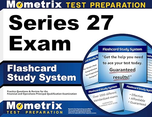 Series 27 Exam Flashcard Study System: Series 27 Test Practice Questions &amp; Review for the Financial and Operations Principal Qualification Examination (Cards)