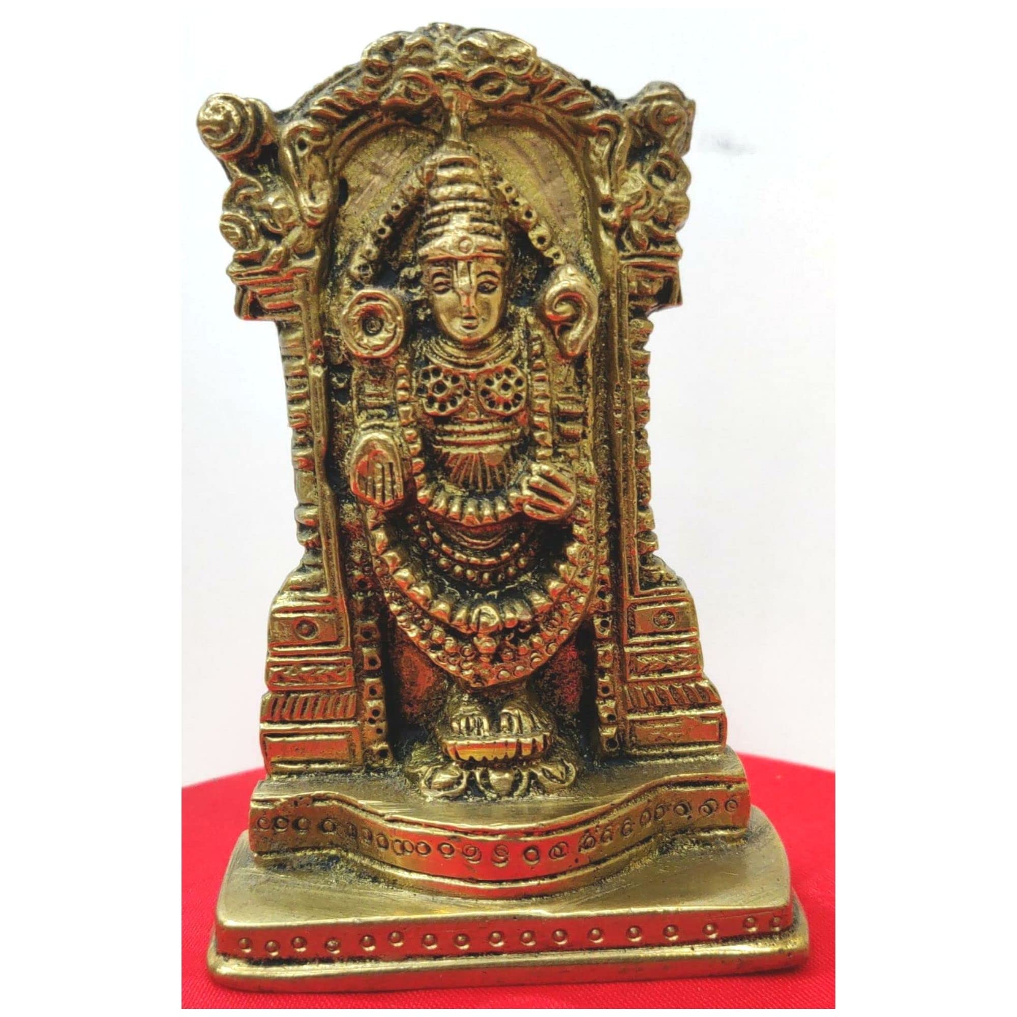 Buy AtoZ India Cart Tirupati Balaji Brass Statue Venkateswara Statue