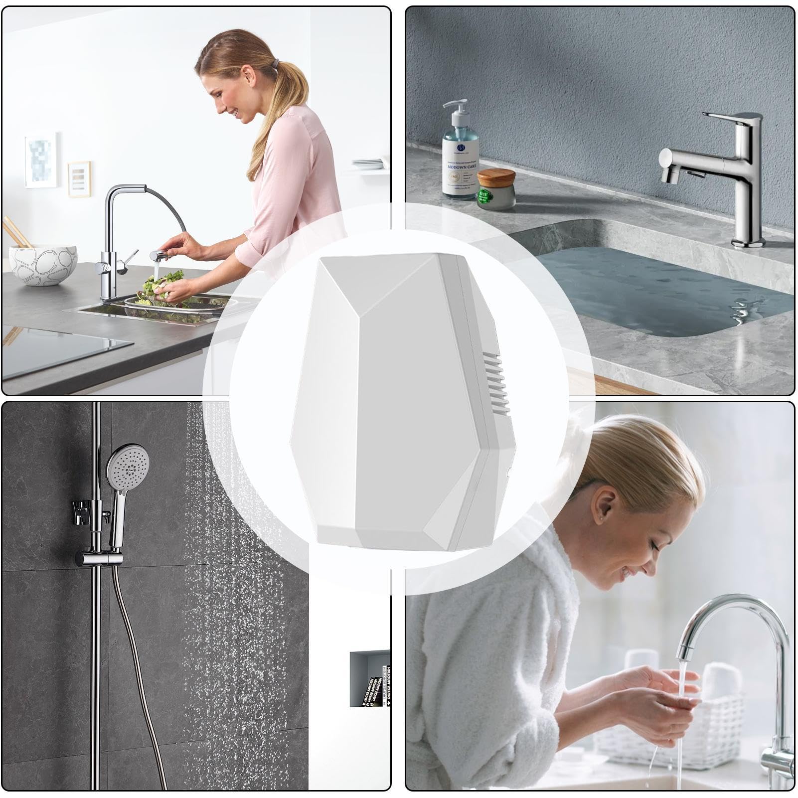 Secador De Manos Eléctrico - Secamanos Compacto Para Baño - Dispositivo Automático De Pared Para Interiores De Hoteles Hogares Y Baños
