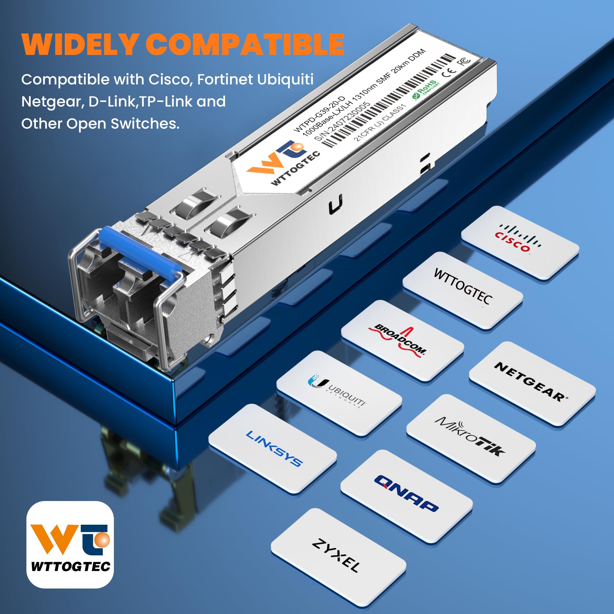 (未使用･未開封品)　1000 BASE-SX Short Wavelength GBIC (Multimode only)/ lok26k6 1000BASE-SX SFP Transceiver, Multimode LC, Cisco Compatible