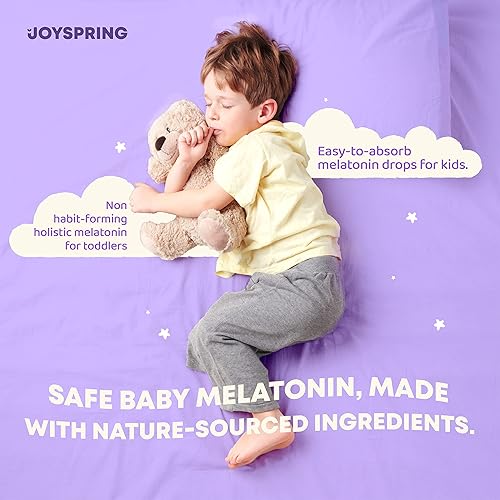 Miniatura 9 de JoySpring La vitamina D3 K2 para niños puede apoyar el sistema inmunológico saludable Vitamina D para niños y melatonina líquida para apoyar el