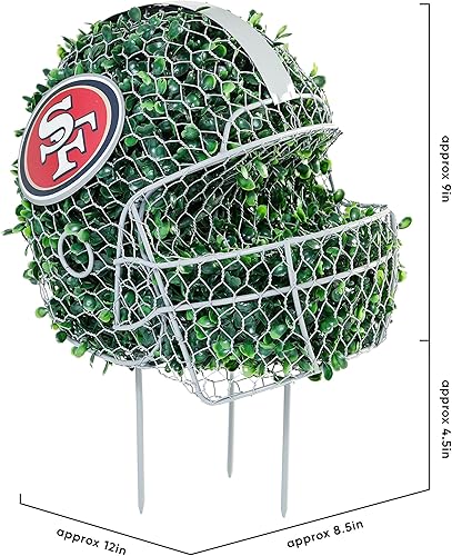 Miniatura 3 de FOCO NFL - Casco de fútbol americano de la NFL para mujer, figura de Topiary