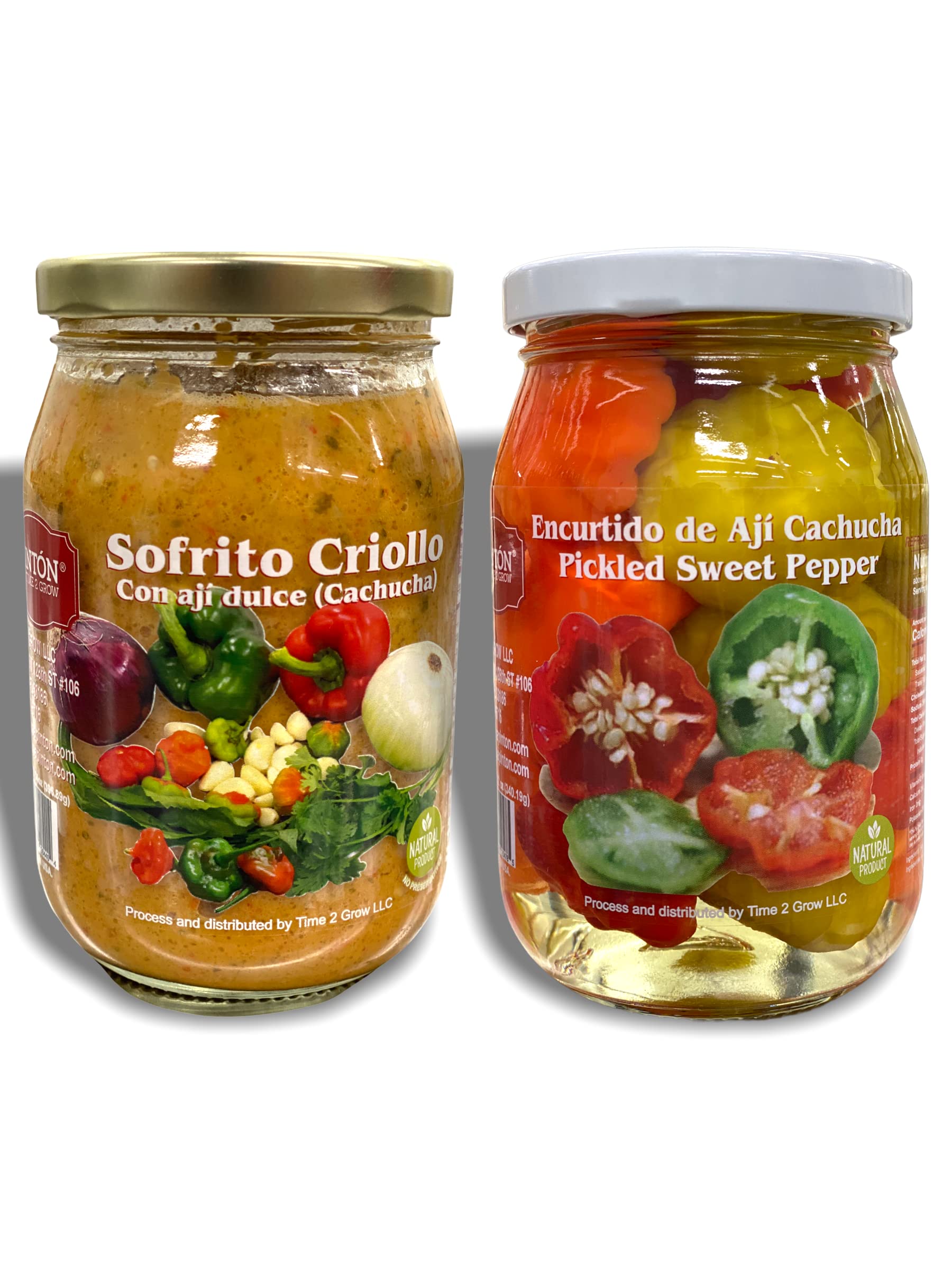 Buy PINTON Combo Sofrito Criollo y Encurtido de aji cachucha.SOFRITO CRIOLLO, COOKING BASE
