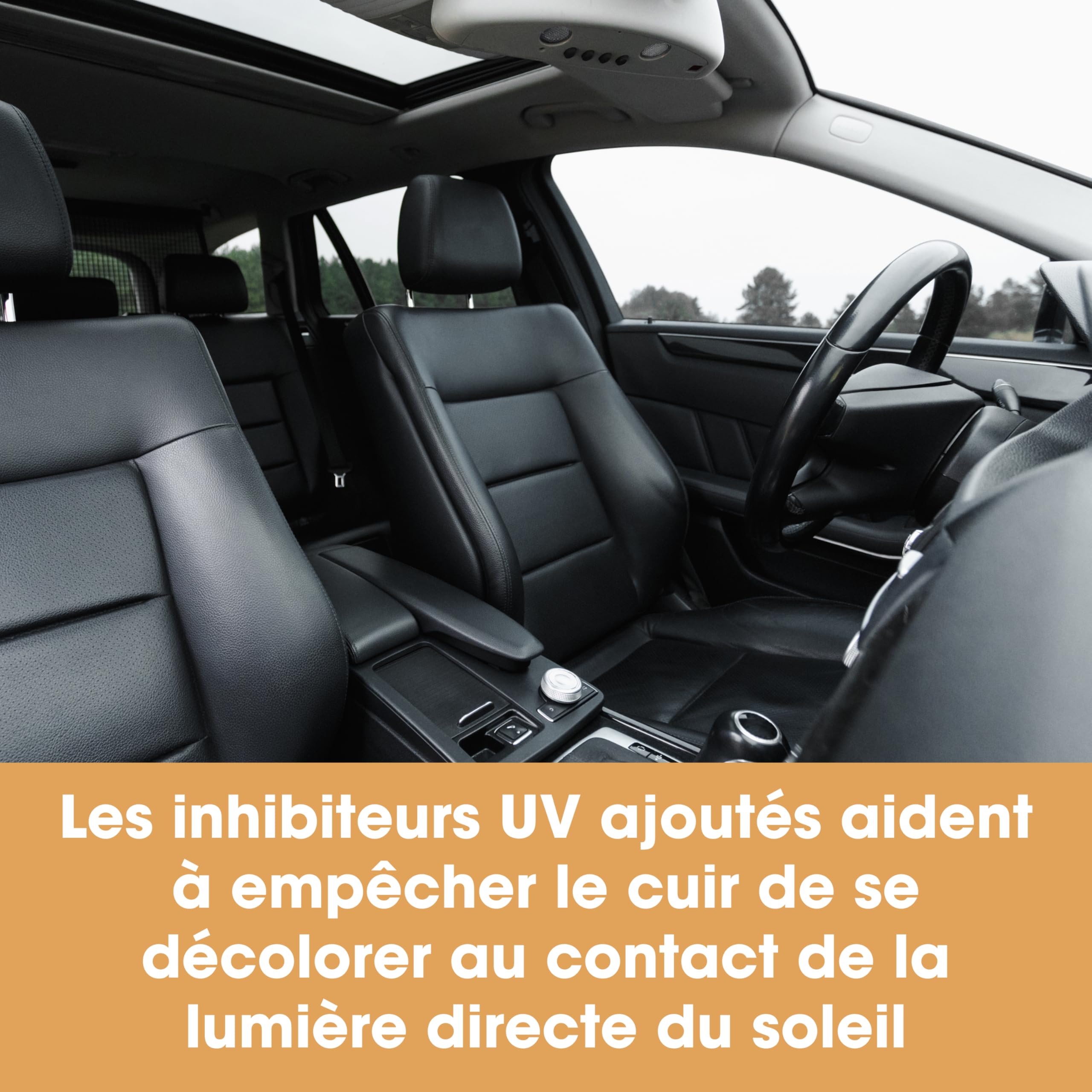Crème Nourrissante et Protectrice pour Canapés - Nourrit, Hydrate et Protège le Cuir - Rénove les Canapés, Conditionne le Cuir de Voiture – Tous Types et Couleurs de Cuirs - Furniture Clinic – 500 ml