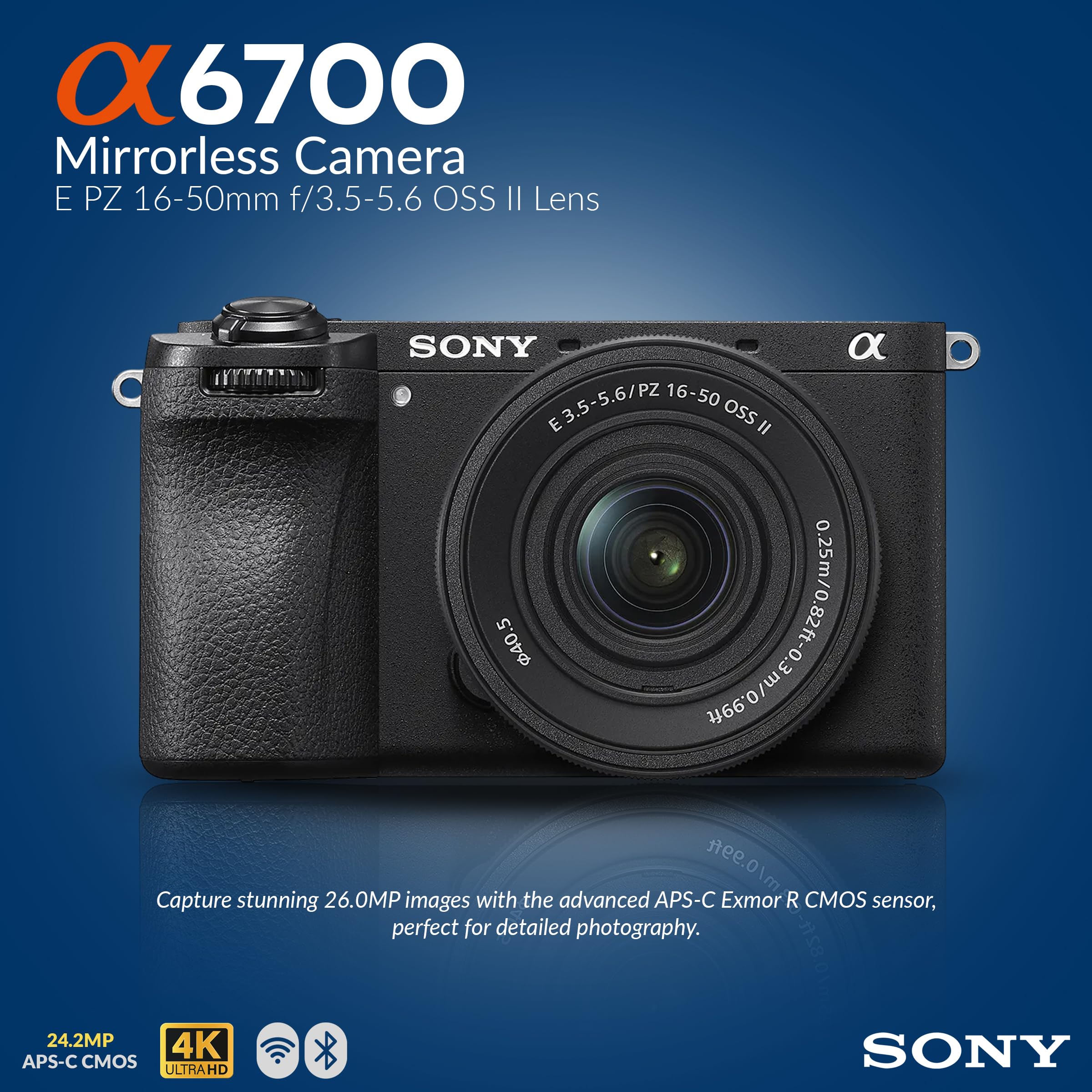 SONY α6700 本体＋純正16-50mm レンズ Amazon | ソニー ミラーレス一眼 α6700 ボディ E PZ 16-50mm f/3.5-5.6
