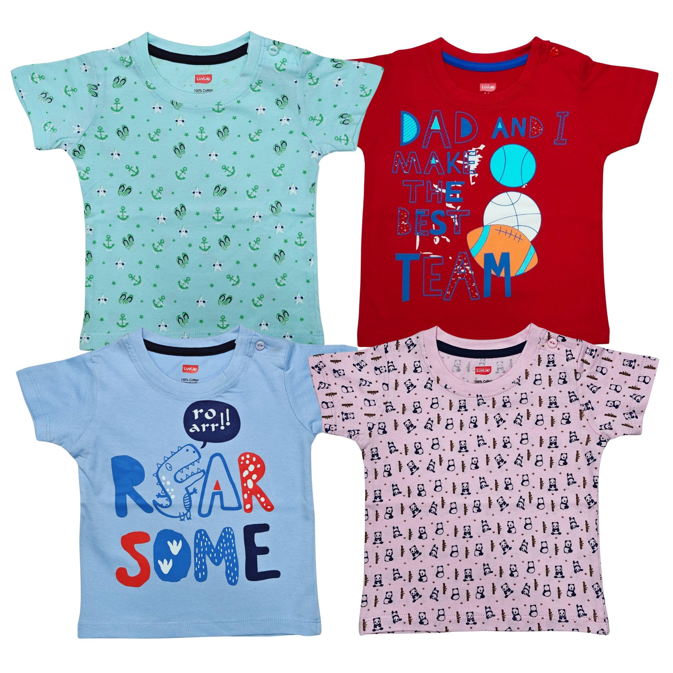 LuvLap Baby H/S Boys T-Shirt