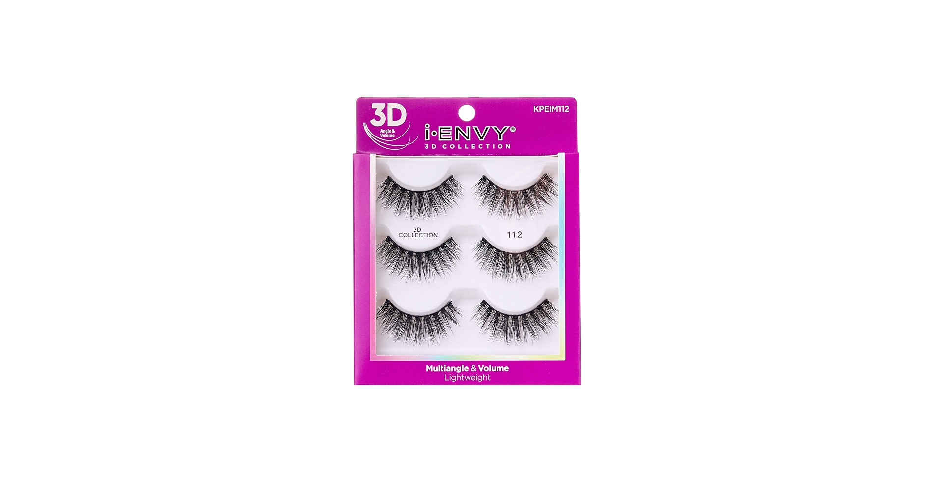 Amazon.com: iEnvy False Eyelashes 3 Pairs Fluffy and Natural
