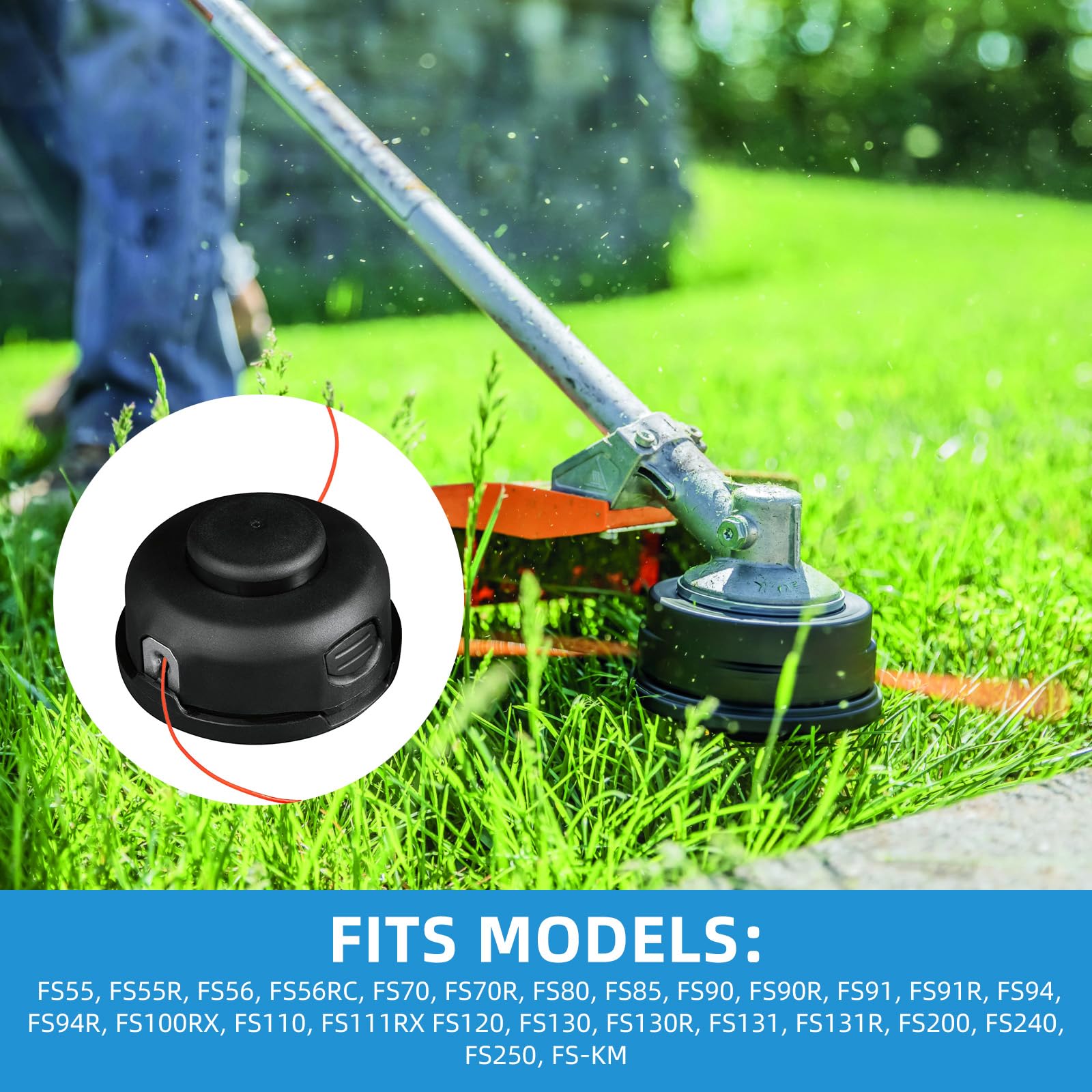 Amazon.com: 198386-5 Bump & Feed Trimmer, Trimmer Head