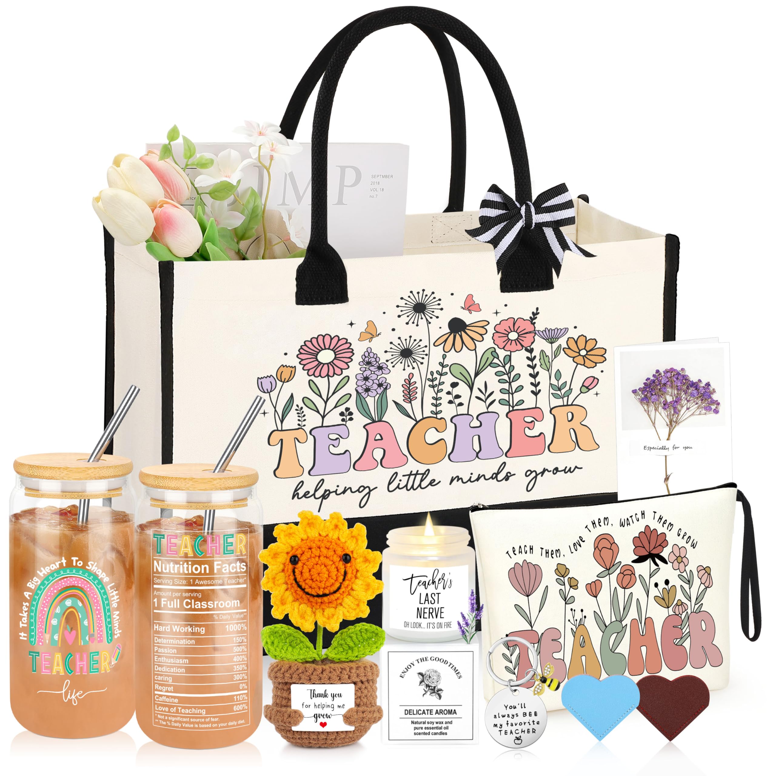 Teacher Appreciation Gifts for Women, End of Year Best Teacher Thank You Retirement Gifts for Women