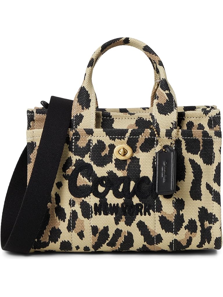 Multi COACH Cargo Tote Bag 20 With Leopard Print