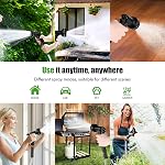 Garden Hose Metal 100FT, Stainless Steel Heavy Duty Water Hose with 10 Function Nozzle, No-Kink, Tough & Flexible, Sturdy and Lightweight, Rust Proof for Yard, Outdoor, RV