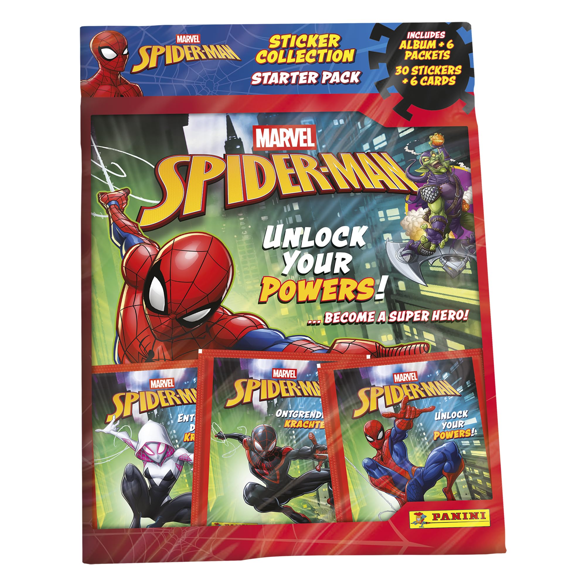 Spider-Man ‘Unlock Your Powers’ Sticker Collection - Starter Pack