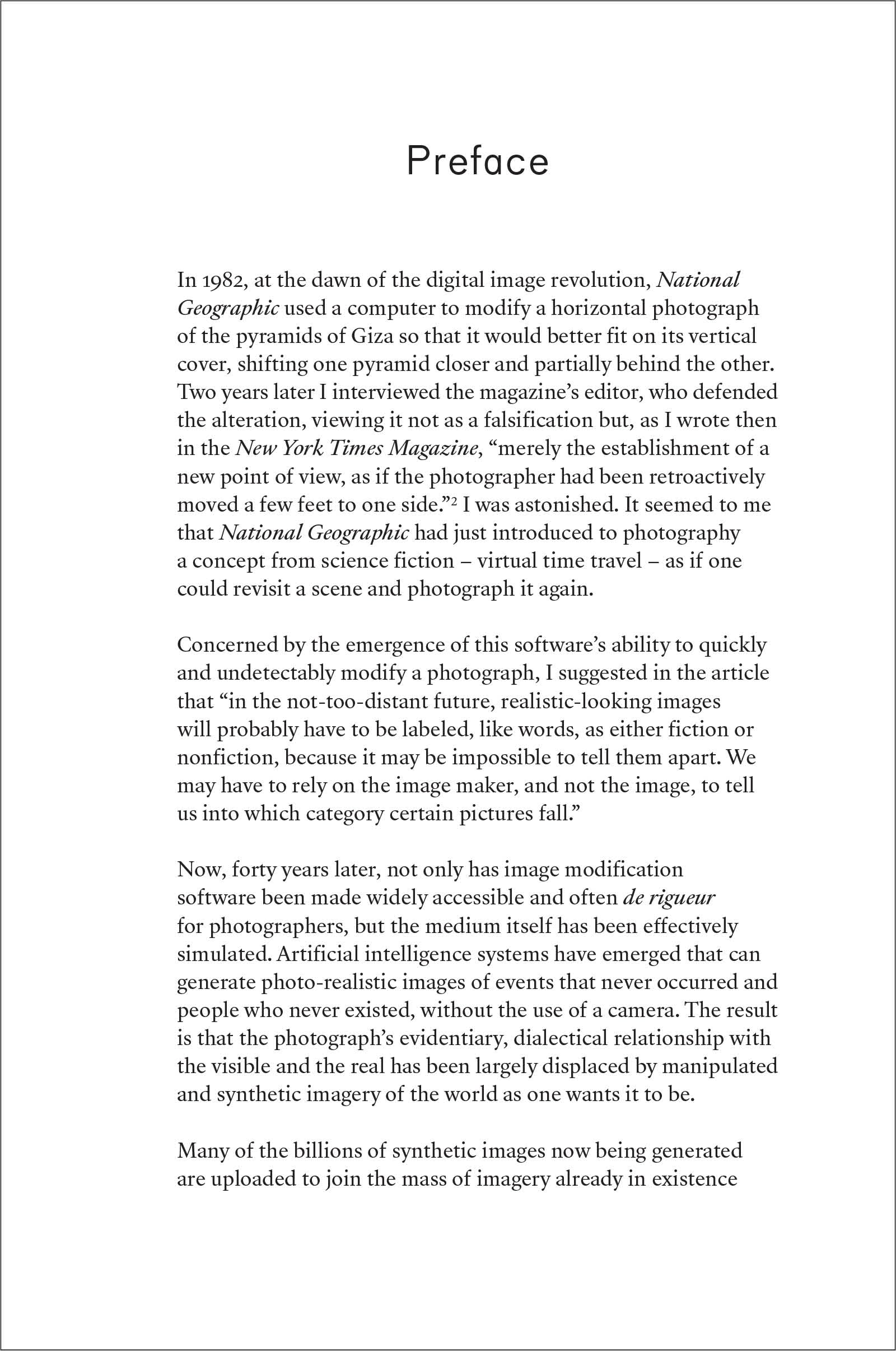The Synthetic Eye: Photography Transformed in the Age of AI