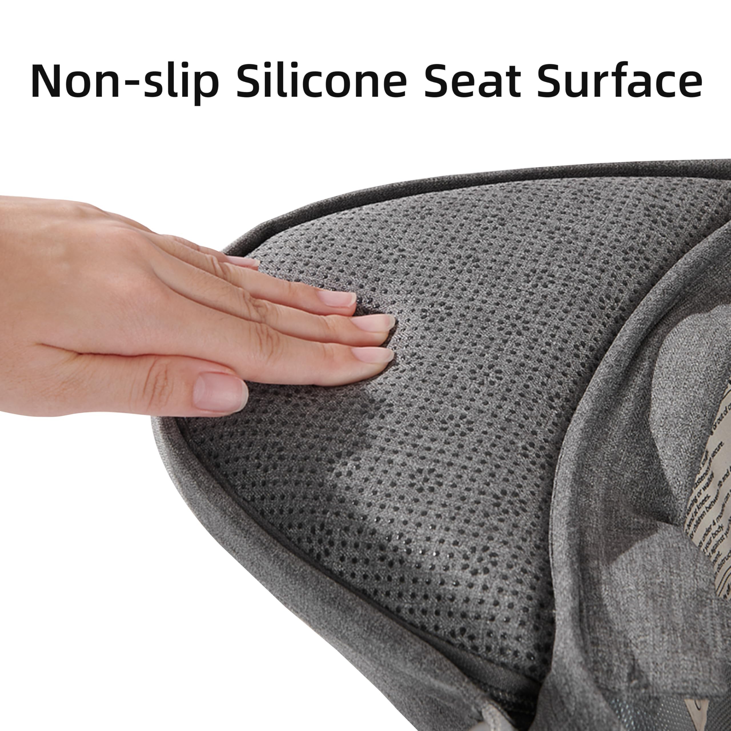 SUNVENO Baby Siège de Hanche Ergonomique, Porte-bébé Respirant avec Assise Physiologique, Porteur Souple en Tissus Certifiés Légers pour Nouveau-nés, Enfants, 6-38 lb, Gris