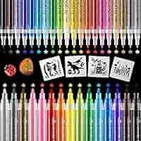 ARTCY アクリルペイントペン  24本 マーカー ロックペイント Amazon | ARTCY アクリルペイントペン - 24本のアクリルペイント