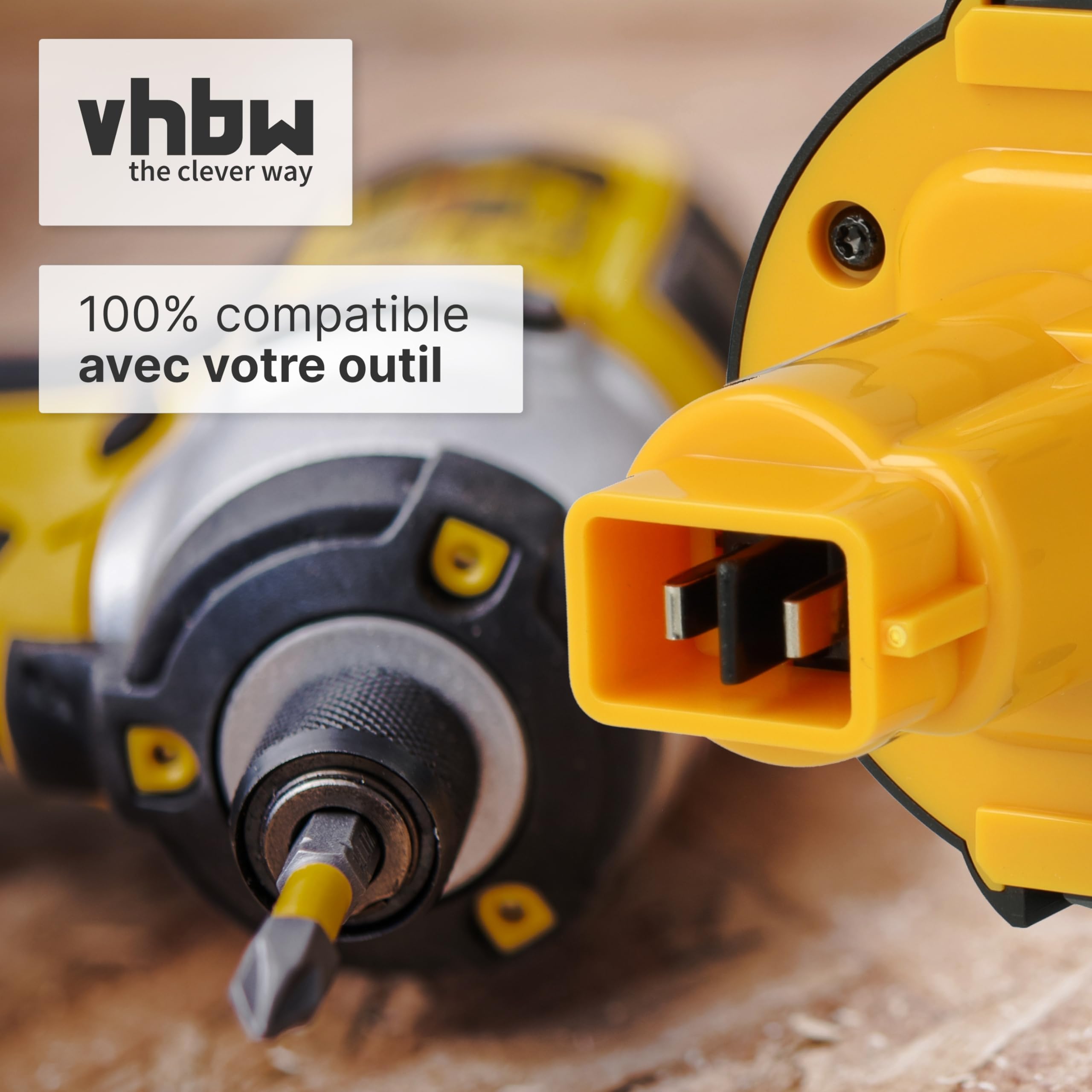 vhbw 2X Batteries Compatible avec Dewalt DW979K2-BR