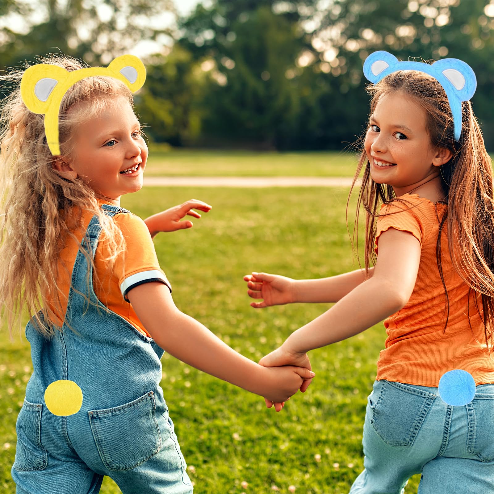 Btanadi Bear Ears Headband and Tail Costume, Cute Bear Costume Accessories for Kids & Adults, World Book Day Fancy Dress - Image 4