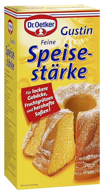 Dr. Oetker Gustin Feine Speisestärke, 400 g, reine Maisstärke zum ...