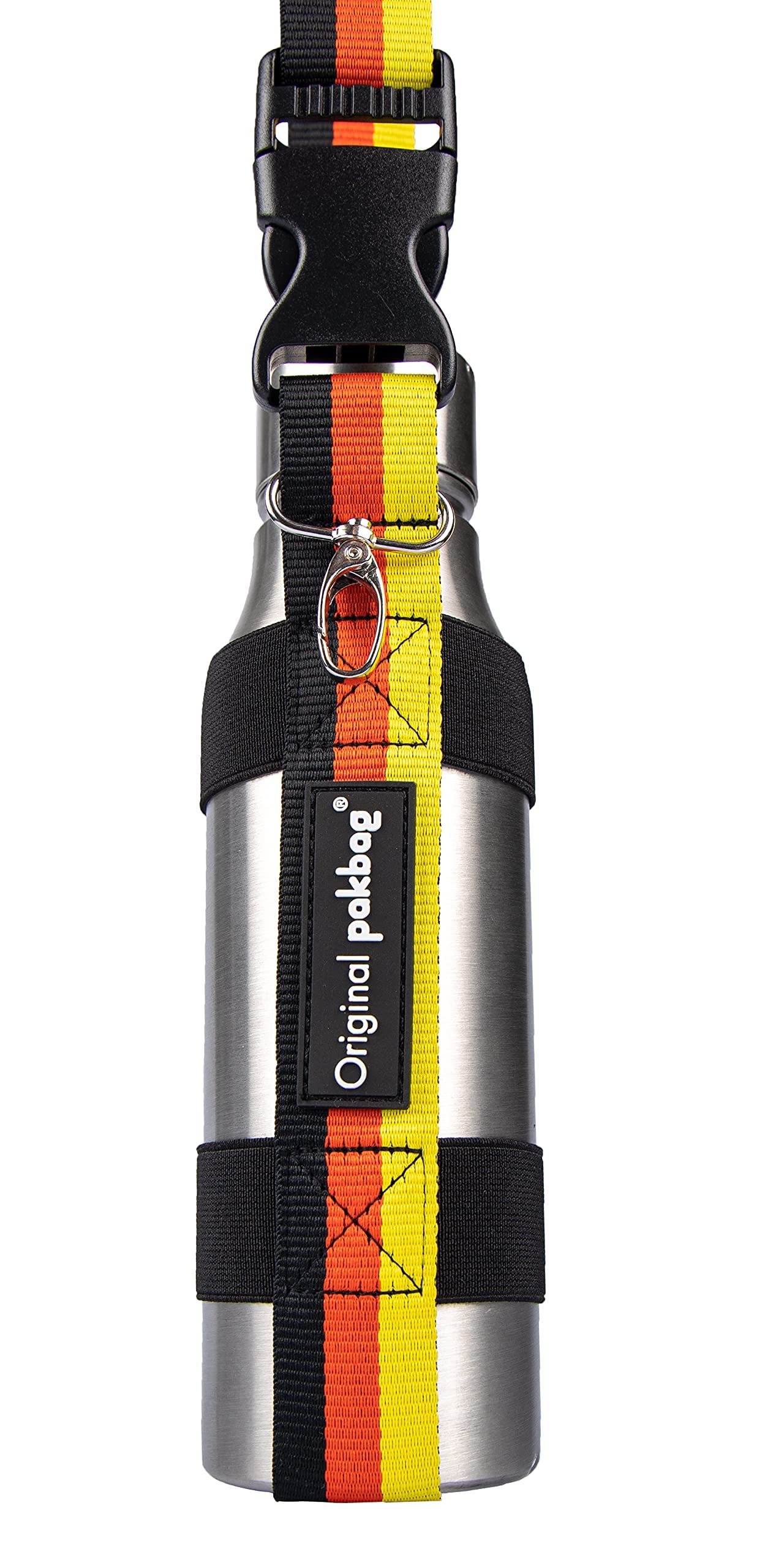Pakbag® Deutschland Edition - Flaschenhalter Gürtel zum Umhängen für Trinkflaschen bis 1,5l aus recyceltem PET