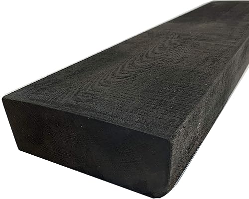 Miniatura 5 de Wilson Mantel rústico con vigas de granero, estante de madera recuperada (60 pulgadas de largo)