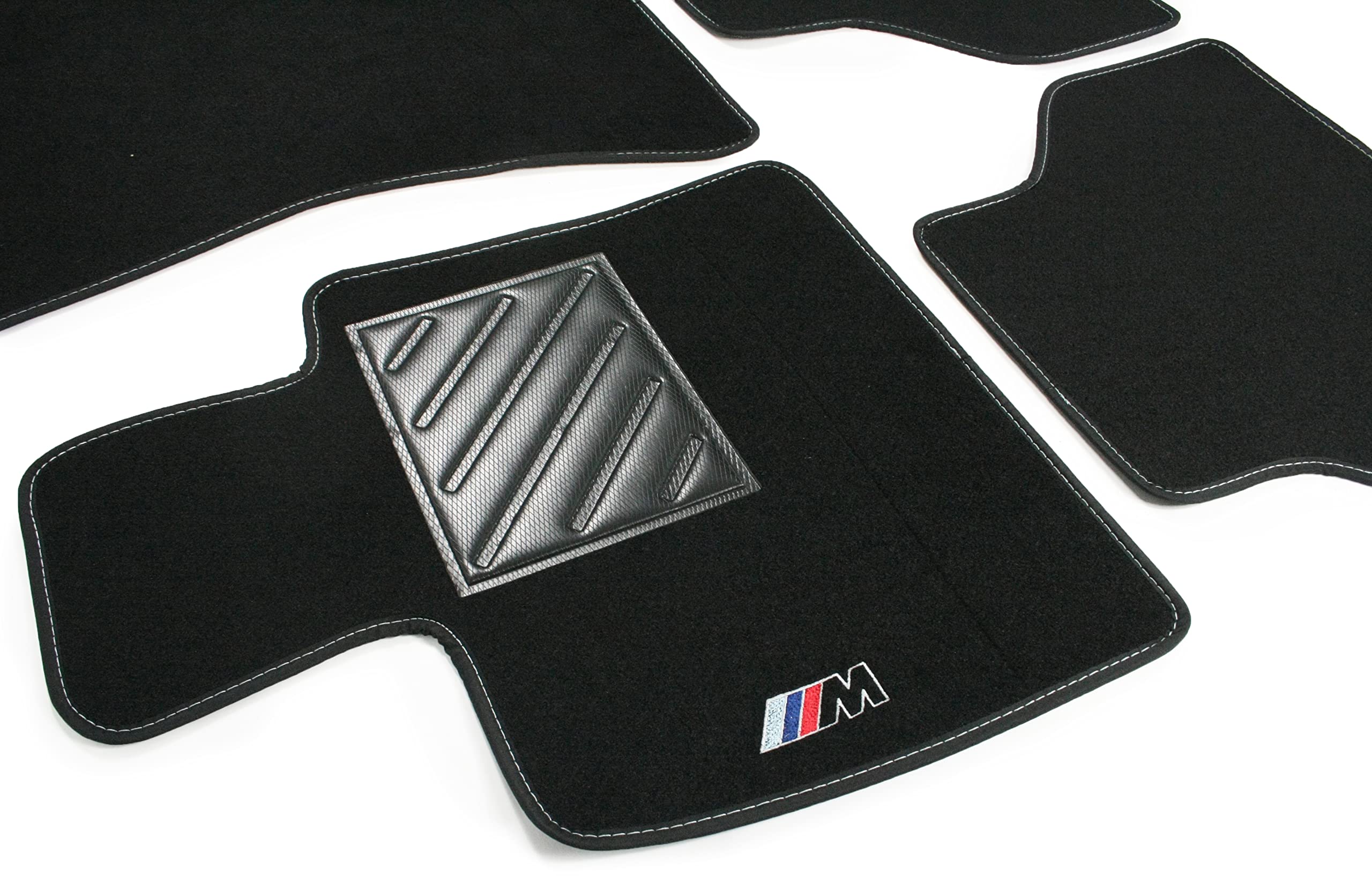 Tappetini Auto Personalizzati Per BMW X1 - Moquette Nera Con Logo Ricamato - Foto 10