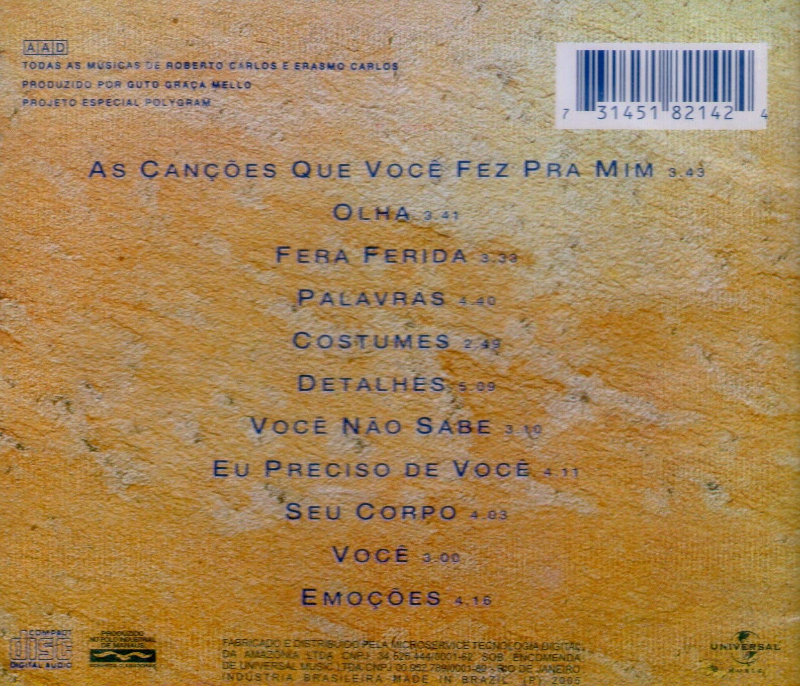 As Cancoes Que Voce Fez P