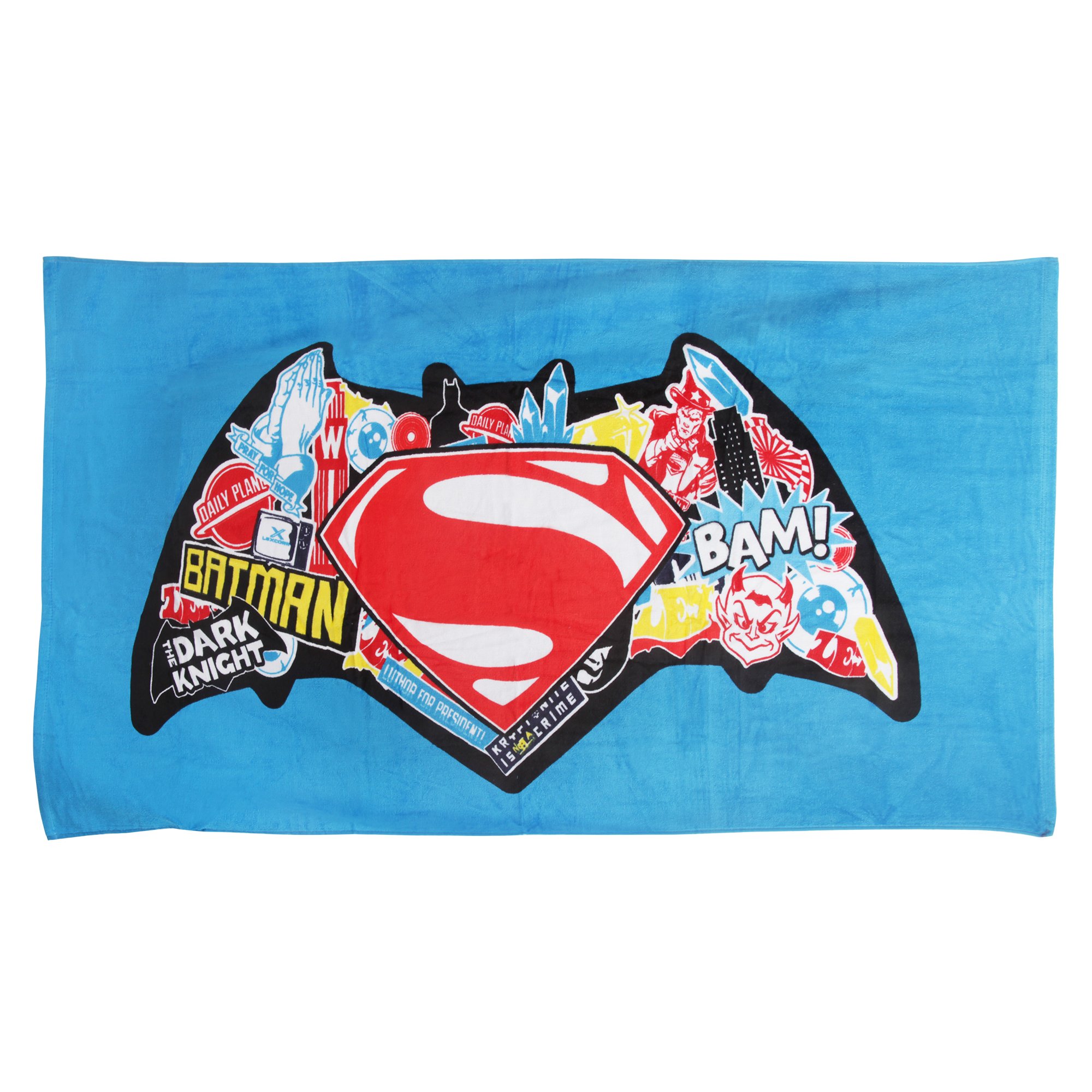 DC Comics Batman V Superman 'Clash' Towel