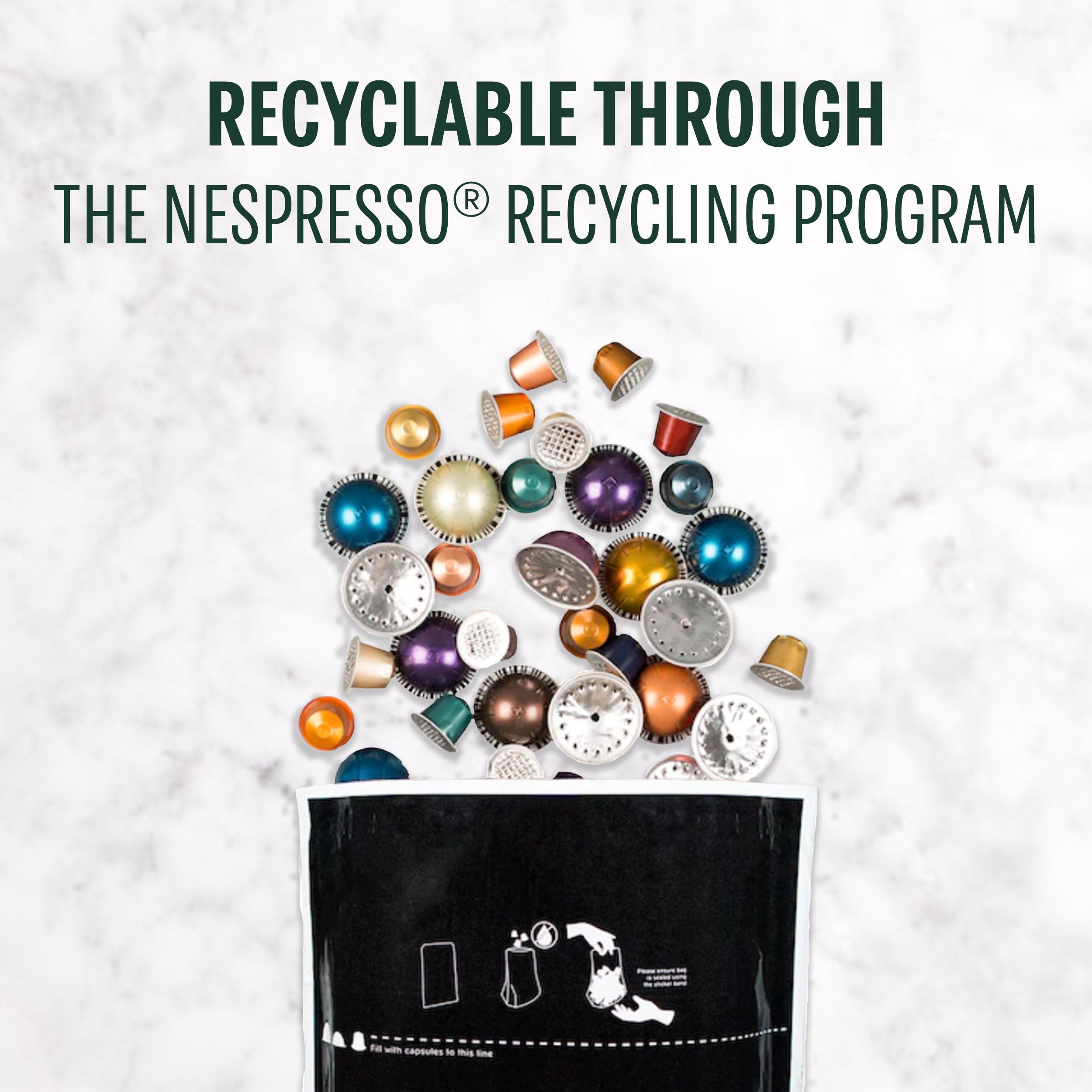 Starbucks Holiday Blend Nespresso Vertuo Capsules - 32 Count, 7.77 Fl Oz Medium Roast, Gluten Free