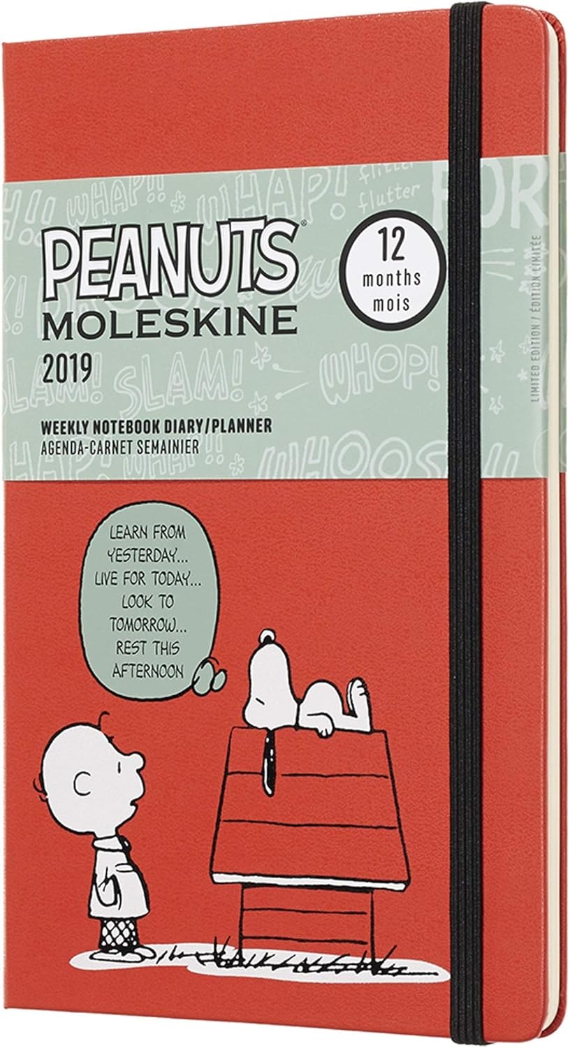Moleskine Planner Diary 2019 12M Limited Edition Peanuts Weekly