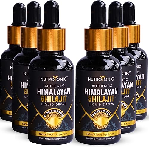 Miniatura 13 de NutroTonic - Gotas líquidas auténticas de Shilajit del Himalaya - Shilajit para hombres y mujeres - 60 días secado al sol - Grado oro raro A+ -