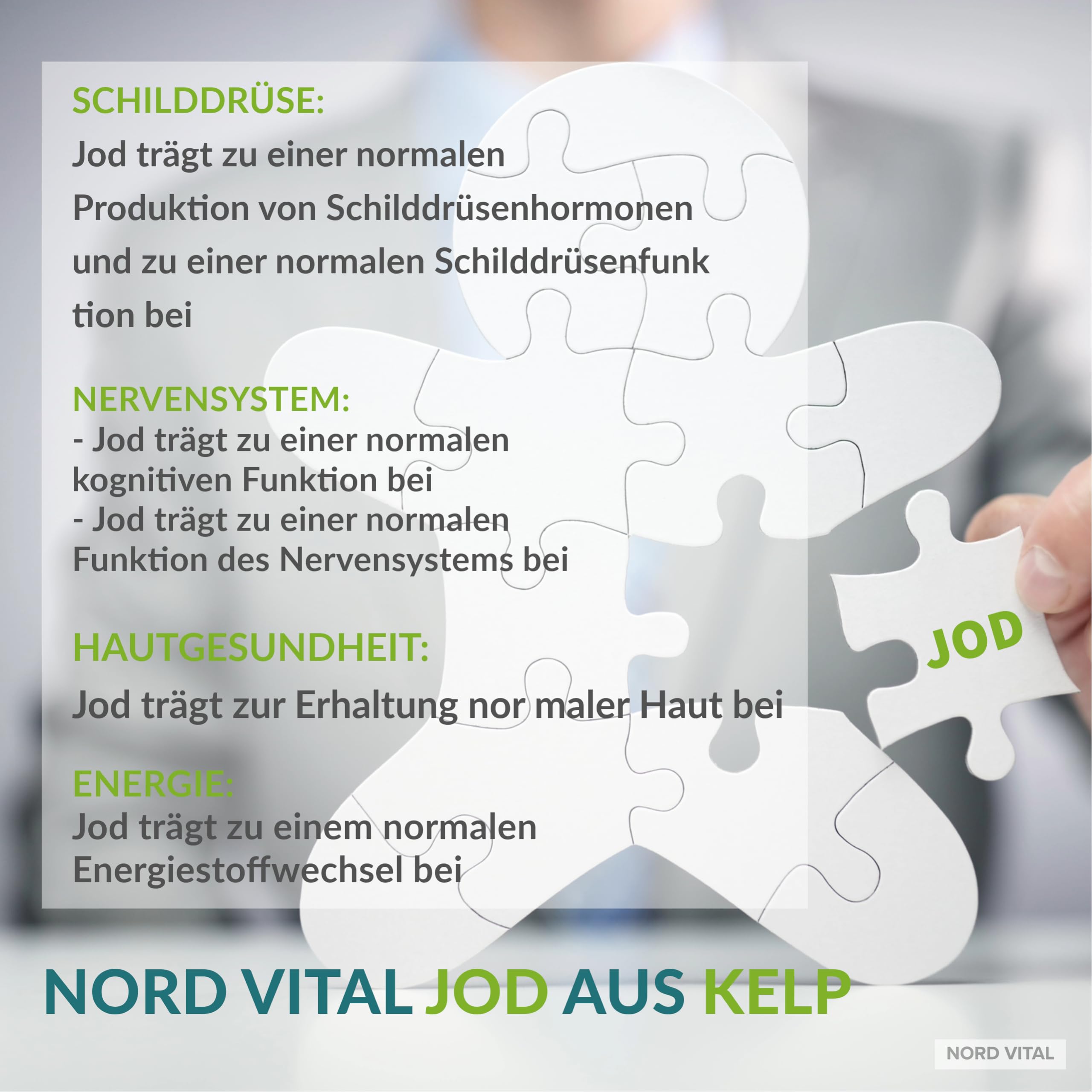 Schilddrüsen-Aktiv-Balance -13-in-1-Komplex mit Jod, L-Tyrosin, Ingwer, Selen, Eisen, Vitamin A und Vitamin B-Komplex - 180 Kapseln - Made in Germany - Ohne unerwünschte Zusätze - Vegan