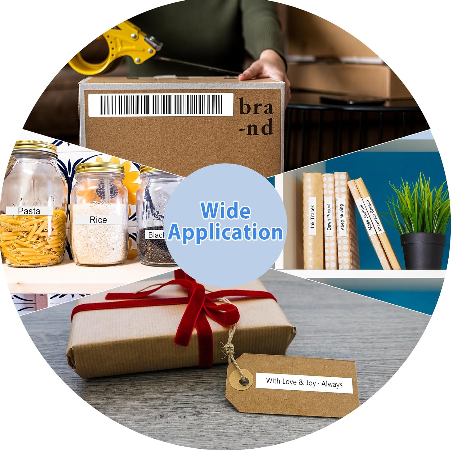 GREENCYCLE 5 Roll File Folder Labels Compatible for Dymo 30327 9/16" x 3-7/16" LW 1-Up White Paper Labels for LabelWriter 450 Duo, 4XL, 400 Printers, 130 Labels/Roll, NOT FIT 550 & 5XL - Image 7