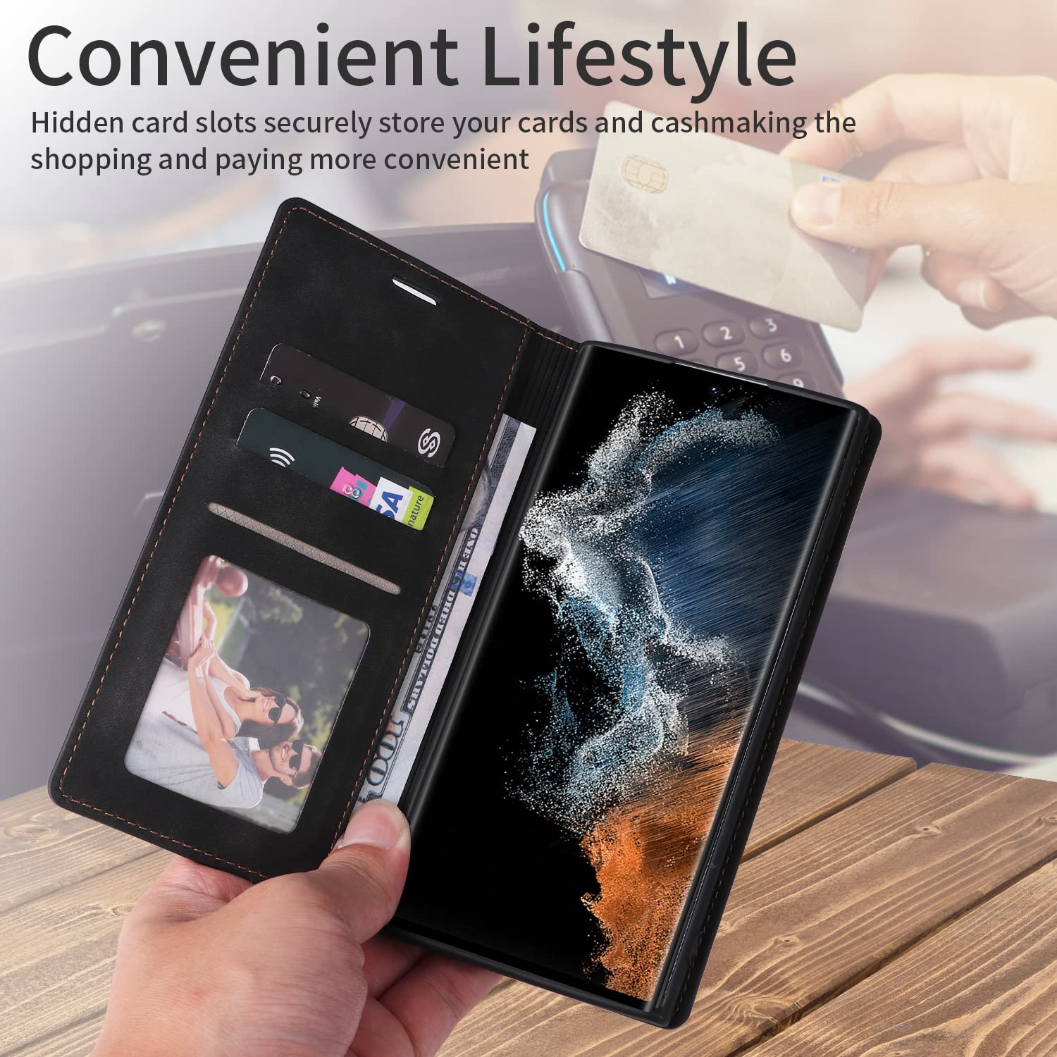 Amazon.com: ZZXX for Samsung Galaxy S22 Case Wallet with [RFID