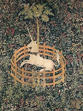 Unicorn in Captivity Poster Print by Anonymous 14 x 11