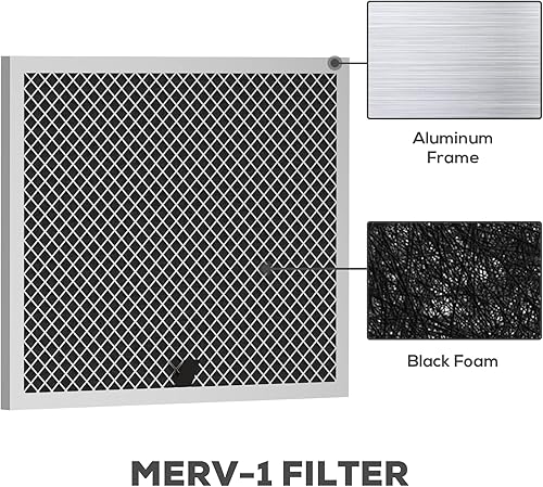 Miniatura 2 de BASEAIRE MERV-1 4 paquetes para deshumidificador de espacio de arrastre AirWerx 35P