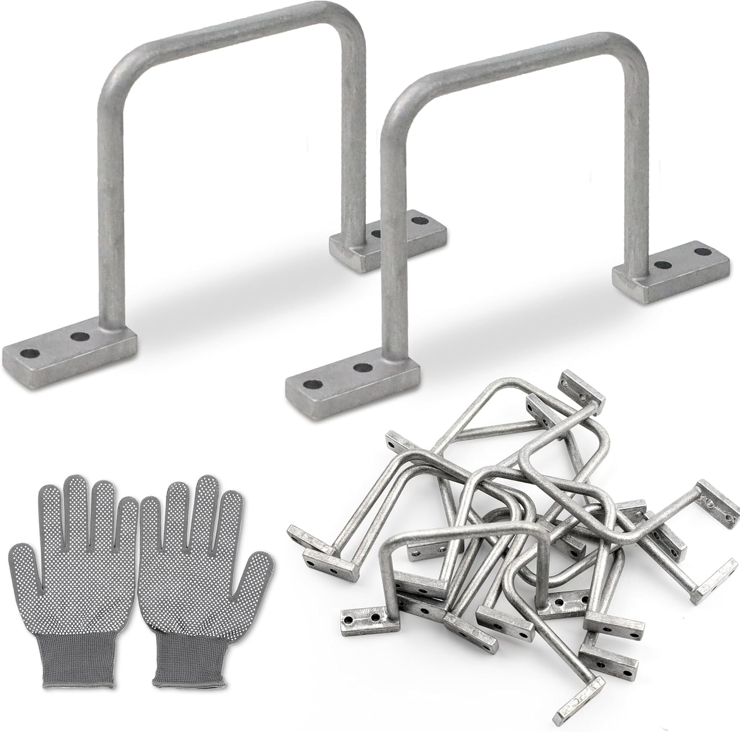 3 Inch Cable Distribution Ring: 30 Pcs Cable Management D Ring - Aluminum D Ring for Commercial Residential Use - Organize & Secures Electric Network Patch Cables Power Cords - Silver