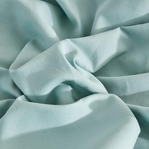 Miniatura 6 de CHIXIN Colcha con falda con volantes, caída de 30 pulgadas de largo, ropa de cama estilo Shabby Chic, ligera, juego de 3 piezas, tamaño King, color