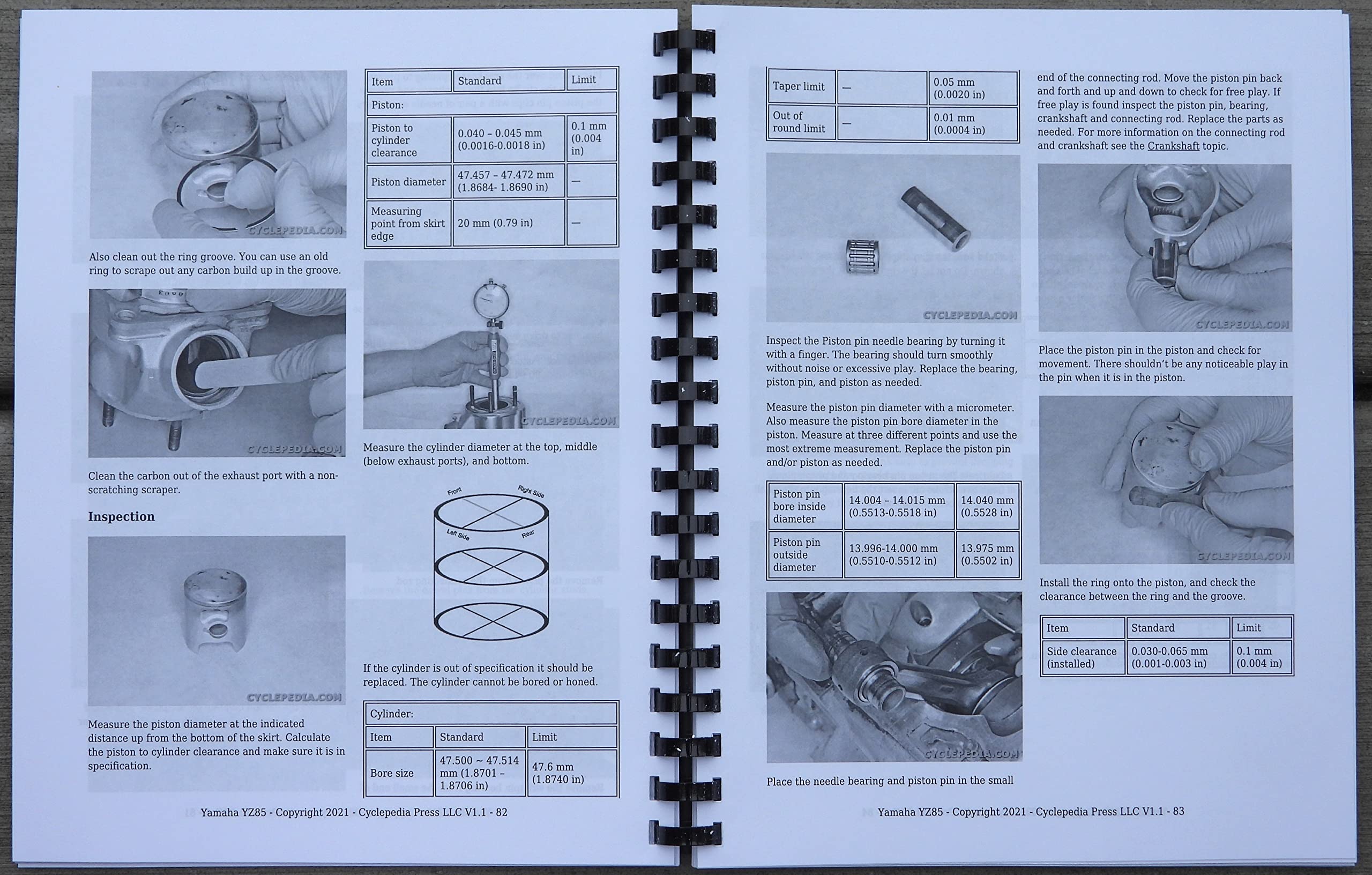 Amazon.com: i5motorcycle Service & Repair Manual for Yamaha YZ85