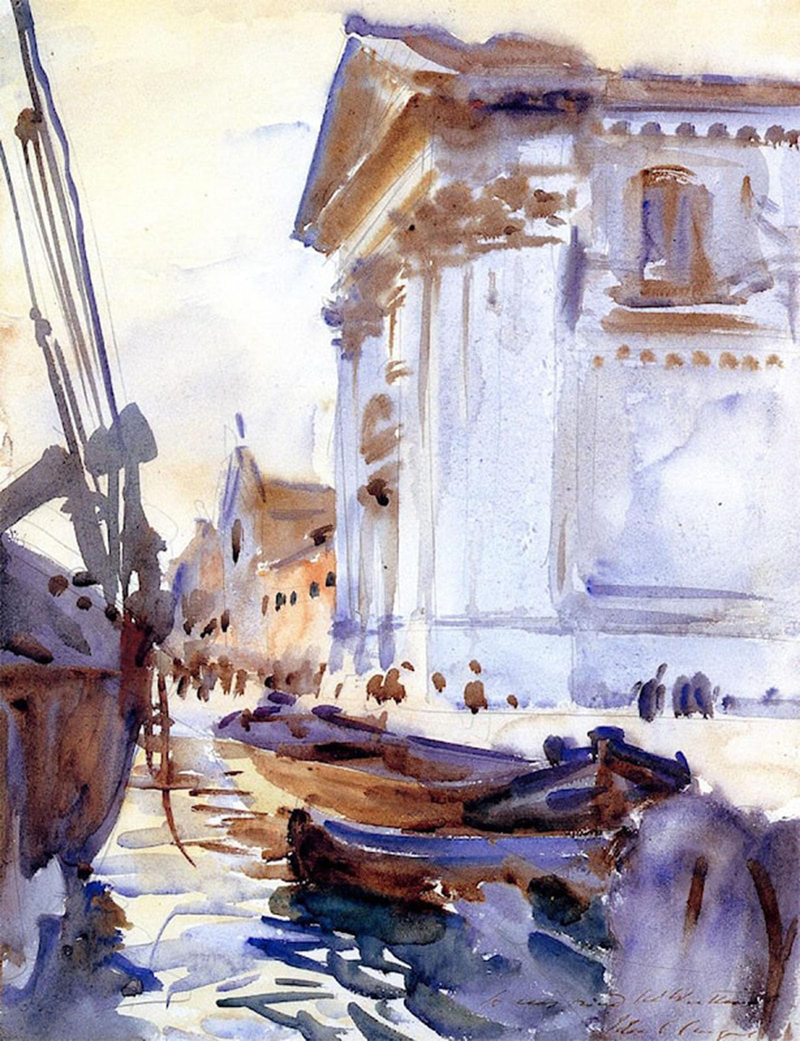 ARTXLXXBN Famous Painting Canvas Artwork Graffiti Print I Gesuatiby John Singer Sargent Portrait Canvas Image for Home Decor 60x90cm