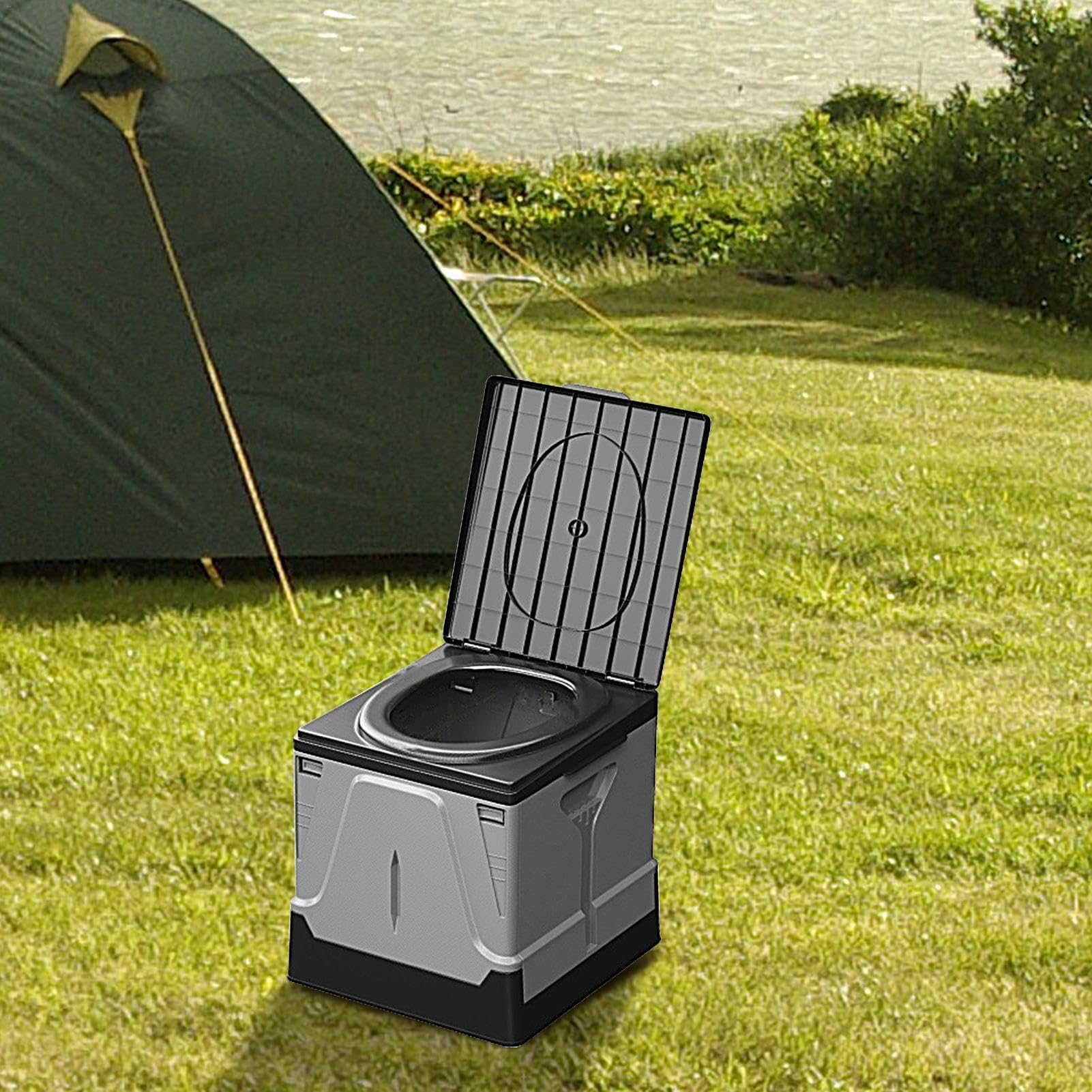 Inodoro Portátil y Retráctil Plegable, Portátil, Retráctil Capacidad de | Orinal de Viaje Portátil para Coche para el de Adultos y Niños en Camping, Senderismo, Coche, y Playa