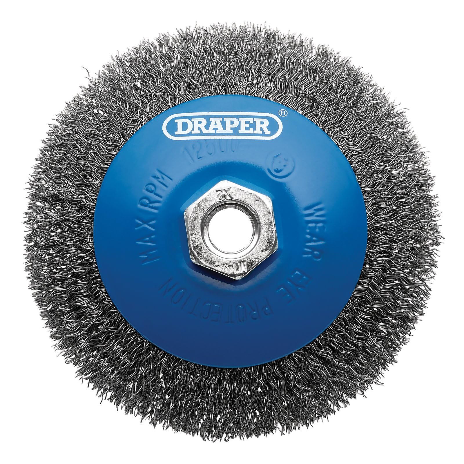 Draper Light Steel Bevelled Crimped Wire Wheel Brush 115Mm M14 Each 1 08065