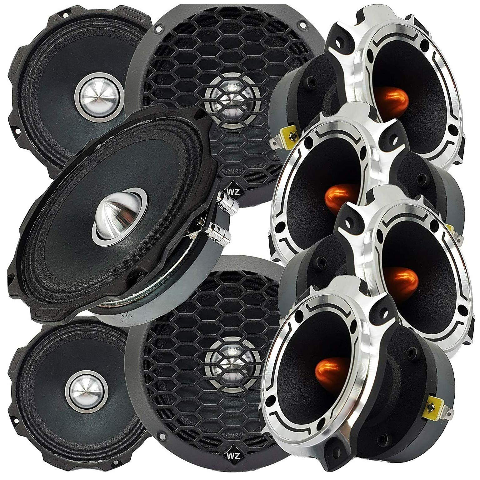 Buy 4X Gravity WZ6G Warzone Series 6.5inch Pro 1000 Watts Peak Power