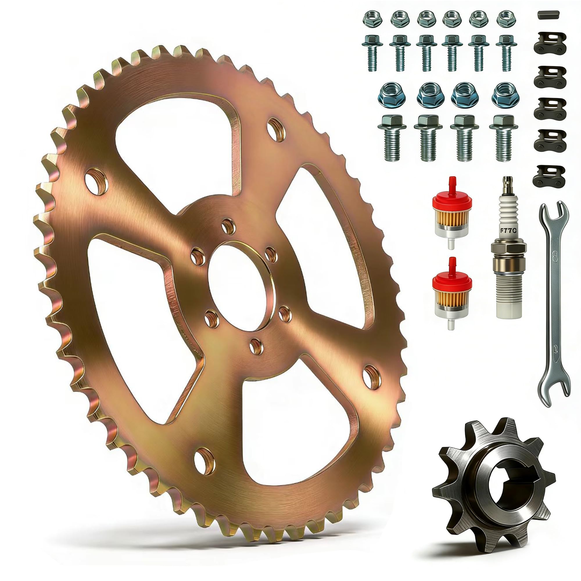 マミリー専用 Amazon.com: TIMZH 50T 420 Sprocket for Mini Bike, 50 Tooth Chain