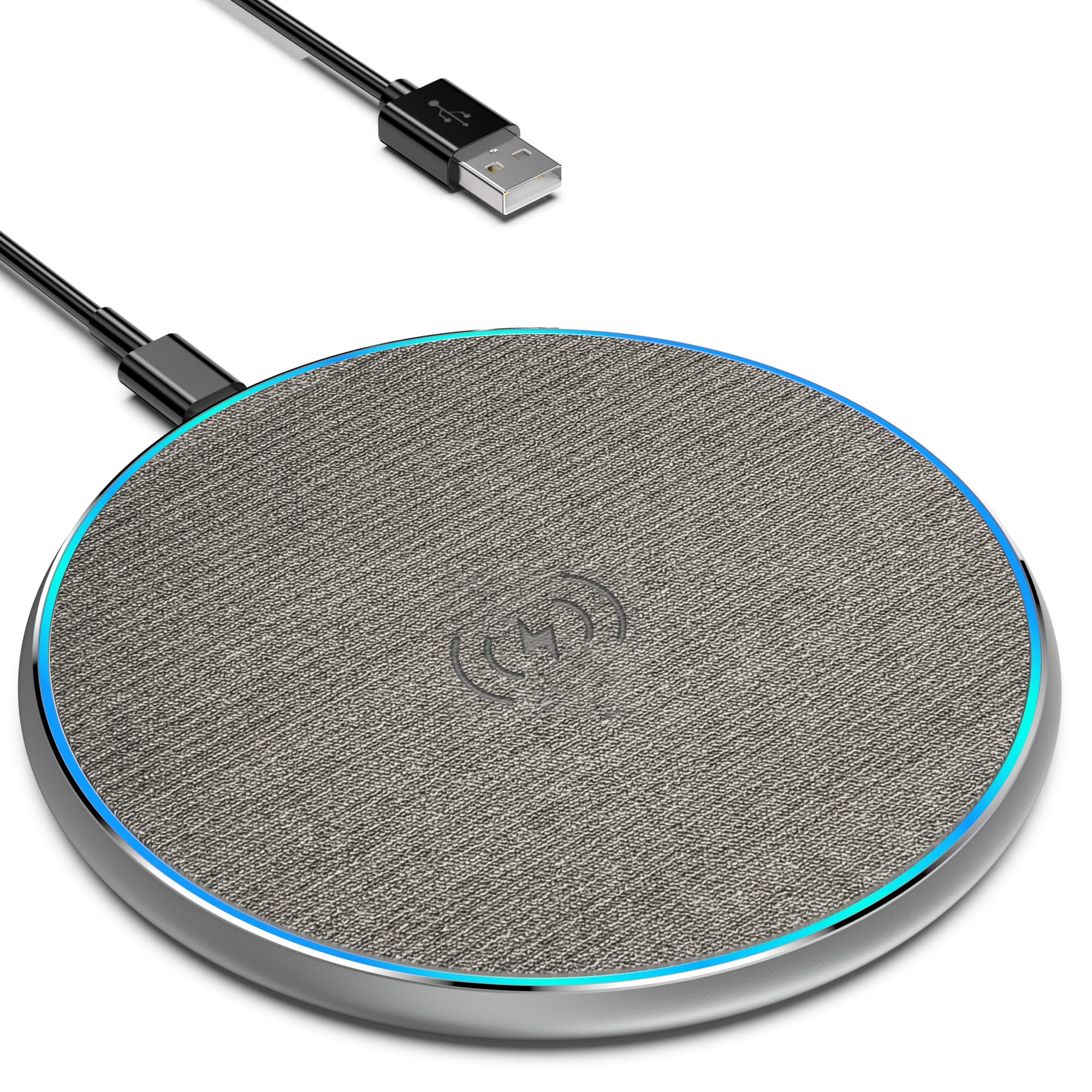 Wireless Charger, 15W Wireless Charging Pad for iPhone 17/16/15/14/13/12/11 Pro/Pro Max/XS Max/XR/SE,Samsung Galaxy S22/S21S20/S10/S9/Note10/9,HUAWEI P40/P30, Xiaomi, AirPods 2/Pro/Galaxy Buds