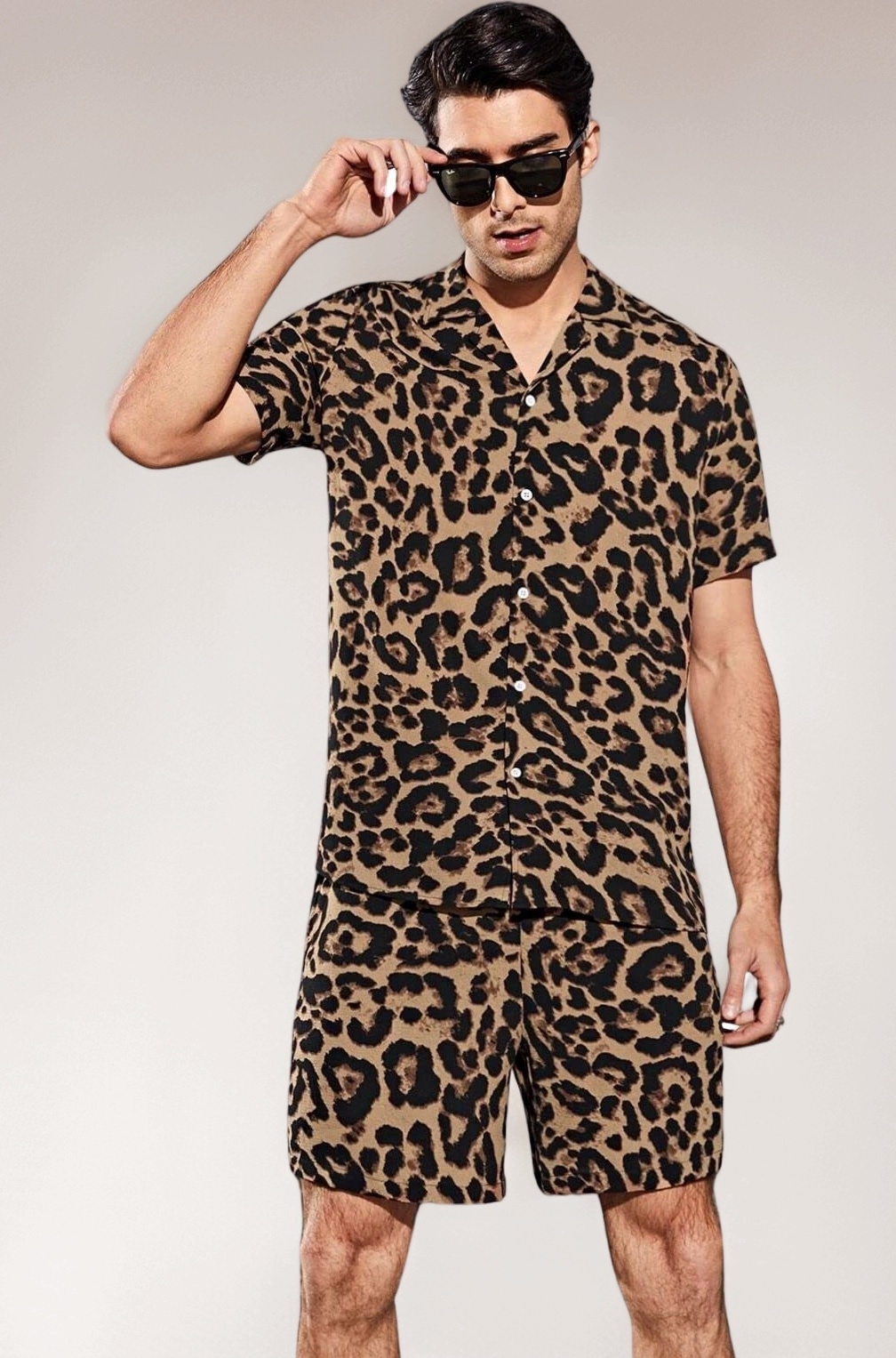 DHRUVI TRENDZ Co Ord Set for Men | Trendy Night Dress for Boys | T-Shirt and Shorts Combo for Lounge | Stylish Summer and Travel Wear |Men's Matching Two-Piece for Vacation