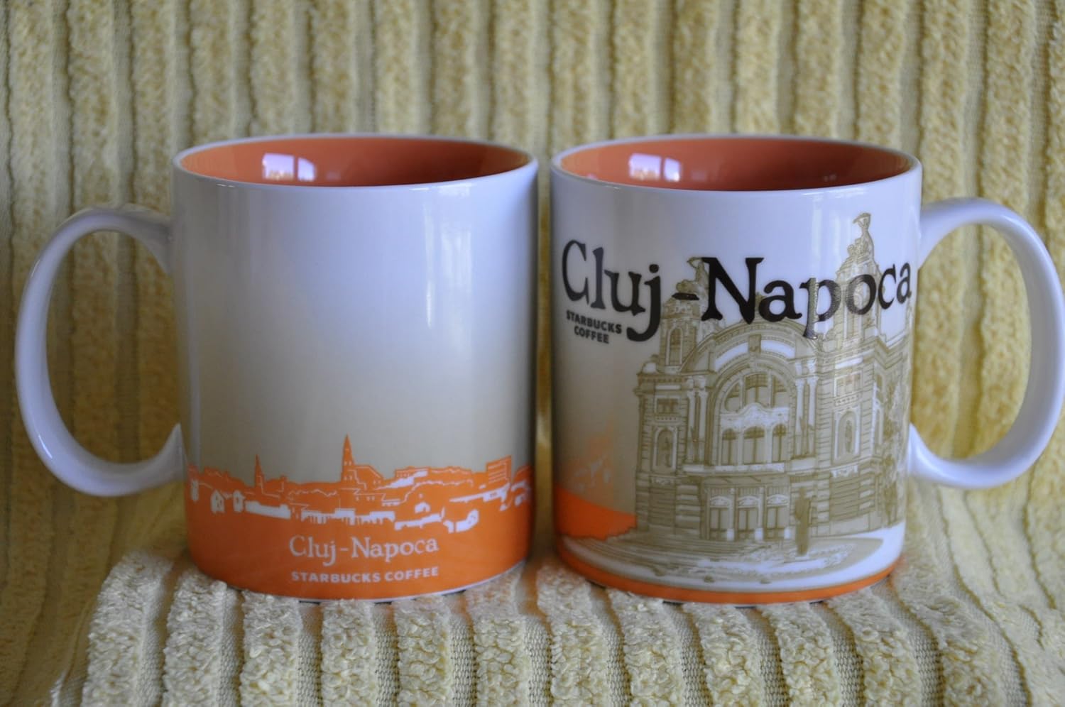 Starbucks Global Icon Series Mug ClujNapoca Romania New